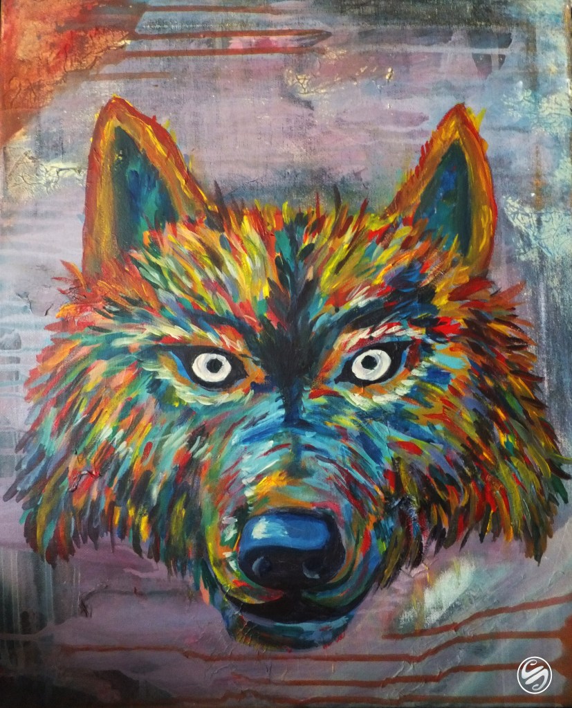 Wolf Painting